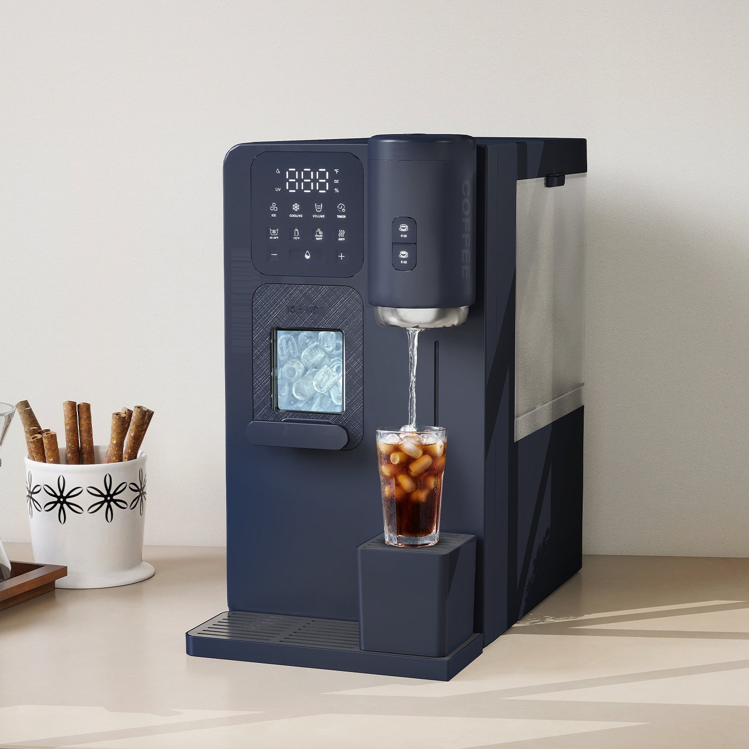 3-in-1 Water Dispenser with Ice Maker