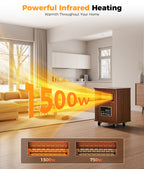 1500W Infrared Space Heater for Indoor Use