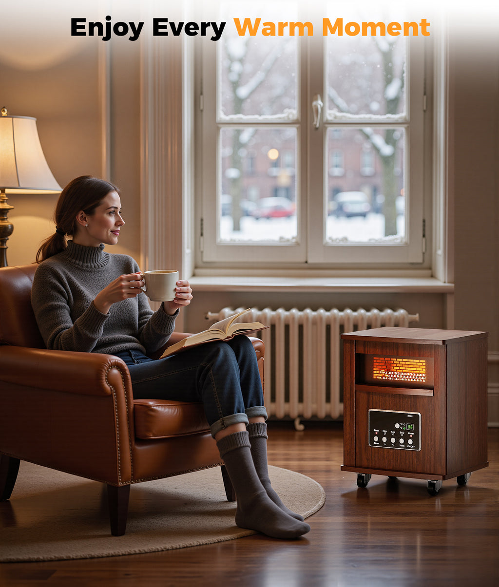 1500W Infrared Space Heater for Indoor Use