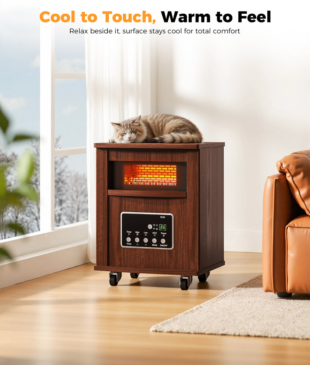 1500W Infrared Space Heater for Indoor Use