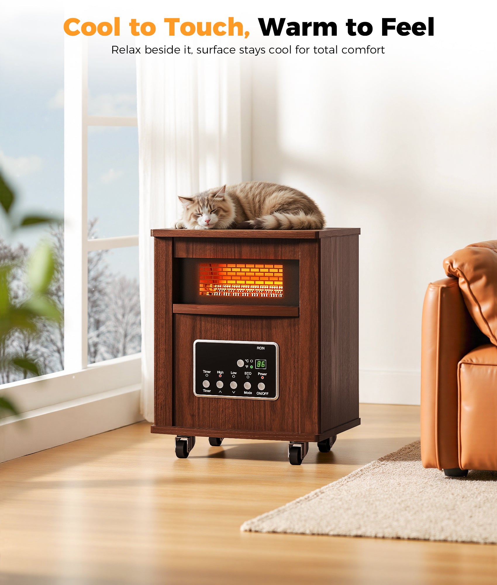 1500W Infrared Space Heater for Indoor Use