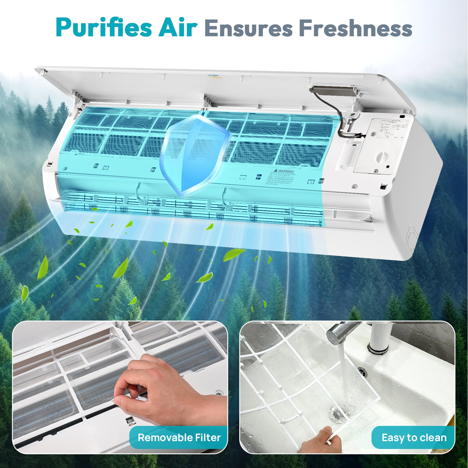 12000BTU Mini Split Ac/Heating System #PASCE0189