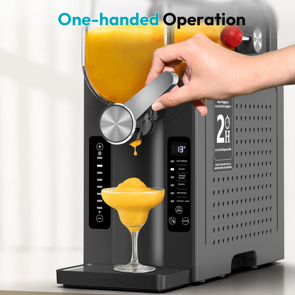 6-in-1 Slushy Machine with 70oz & No Ice Needed Design #PASCE0197