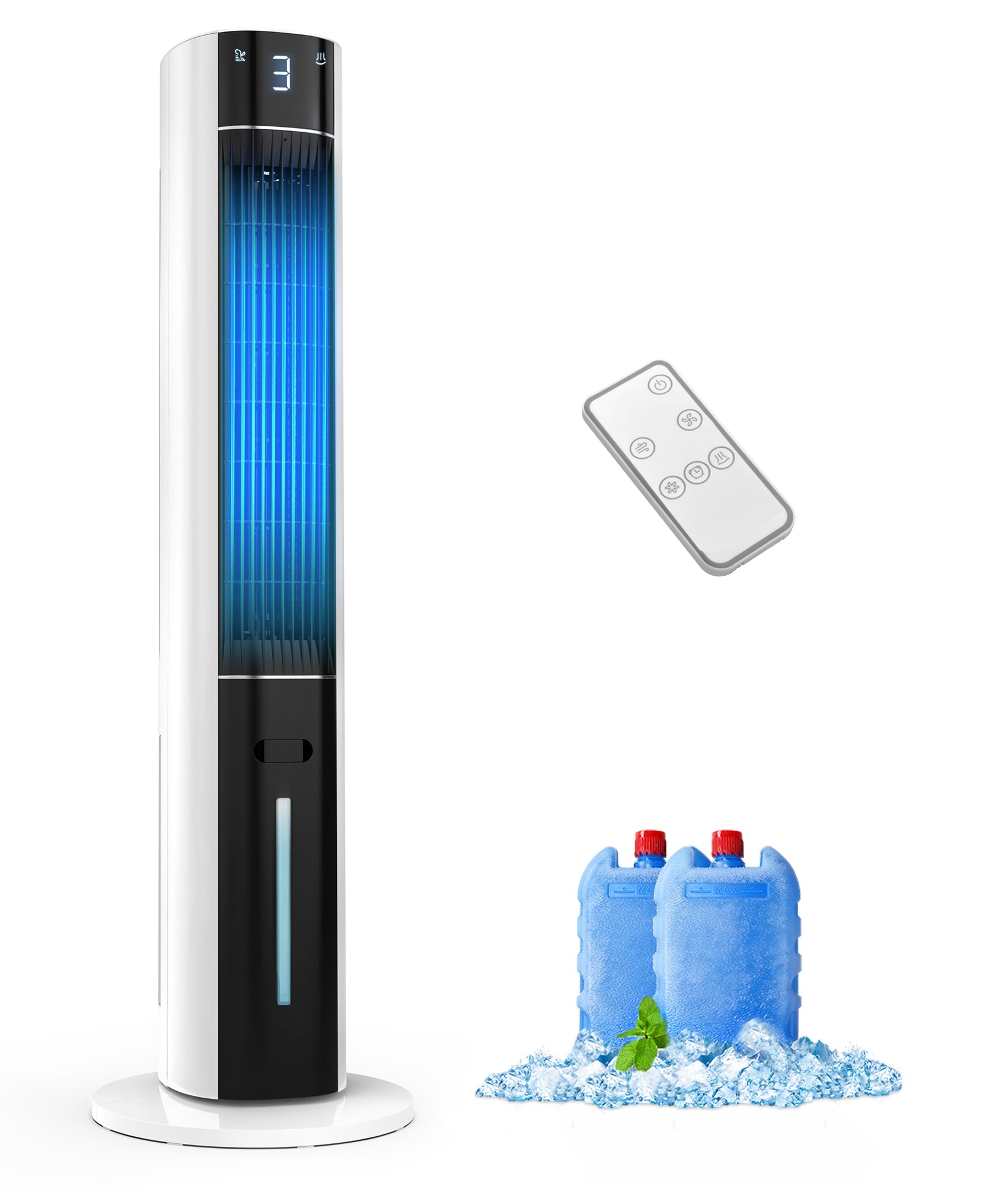 Evaporative Cooling Fan, Compact & Portable with 1000 CFM Airflow (CE0194)