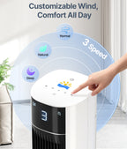 Evaporative Cooling Fan, Compact & Portable with 1000 CFM Airflow (CE0194)