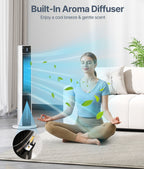Evaporative Cooling Fan, Compact & Portable with 1000 CFM Airflow (CE0194)