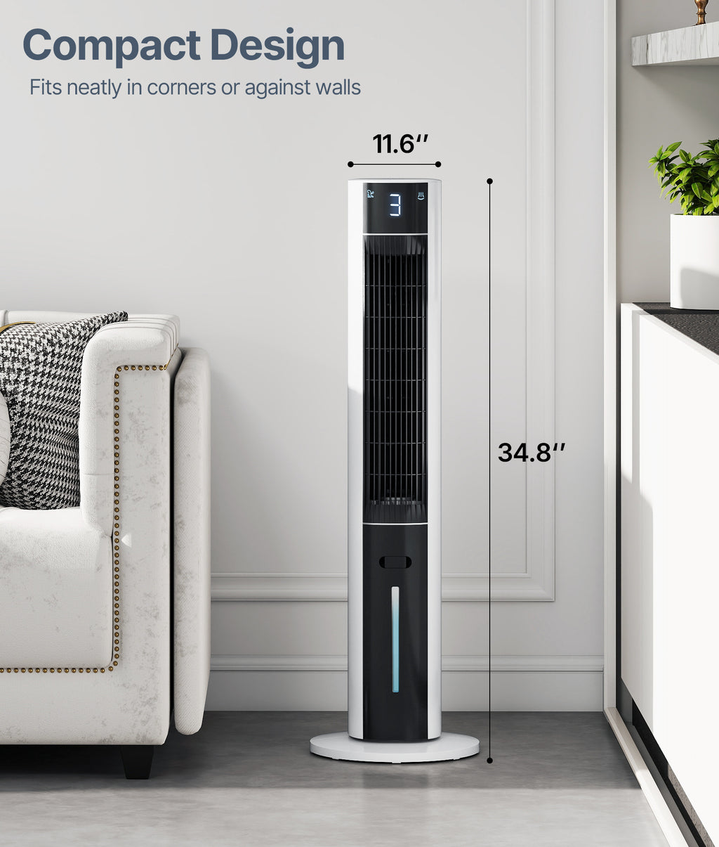 Evaporative Cooling Fan, Compact & Portable with 1000 CFM Airflow (CE0194)