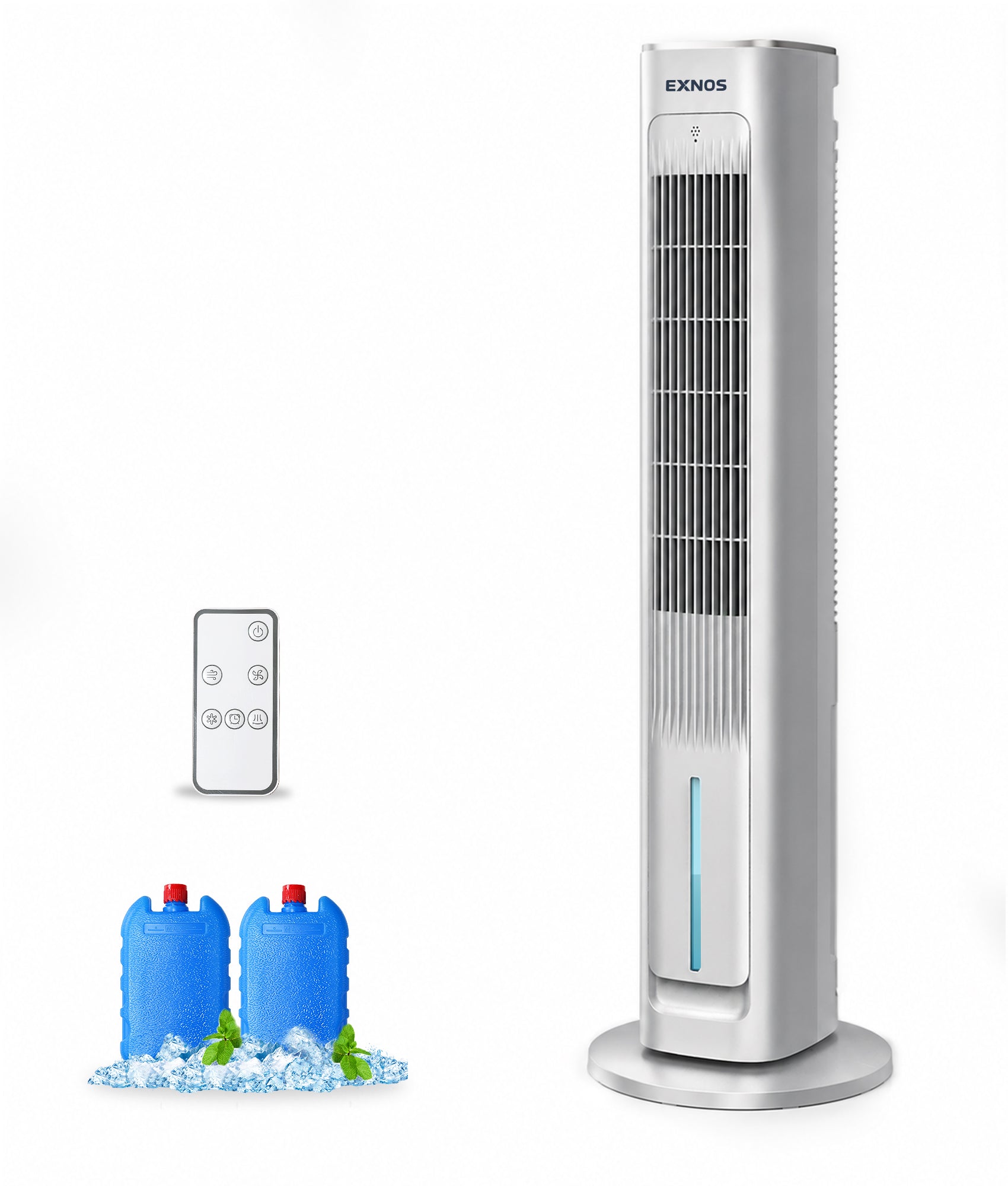 Evaporative Air Cooler, 3-in-1 Cooling Fans that Blow Cold Air With 3L Water Tank