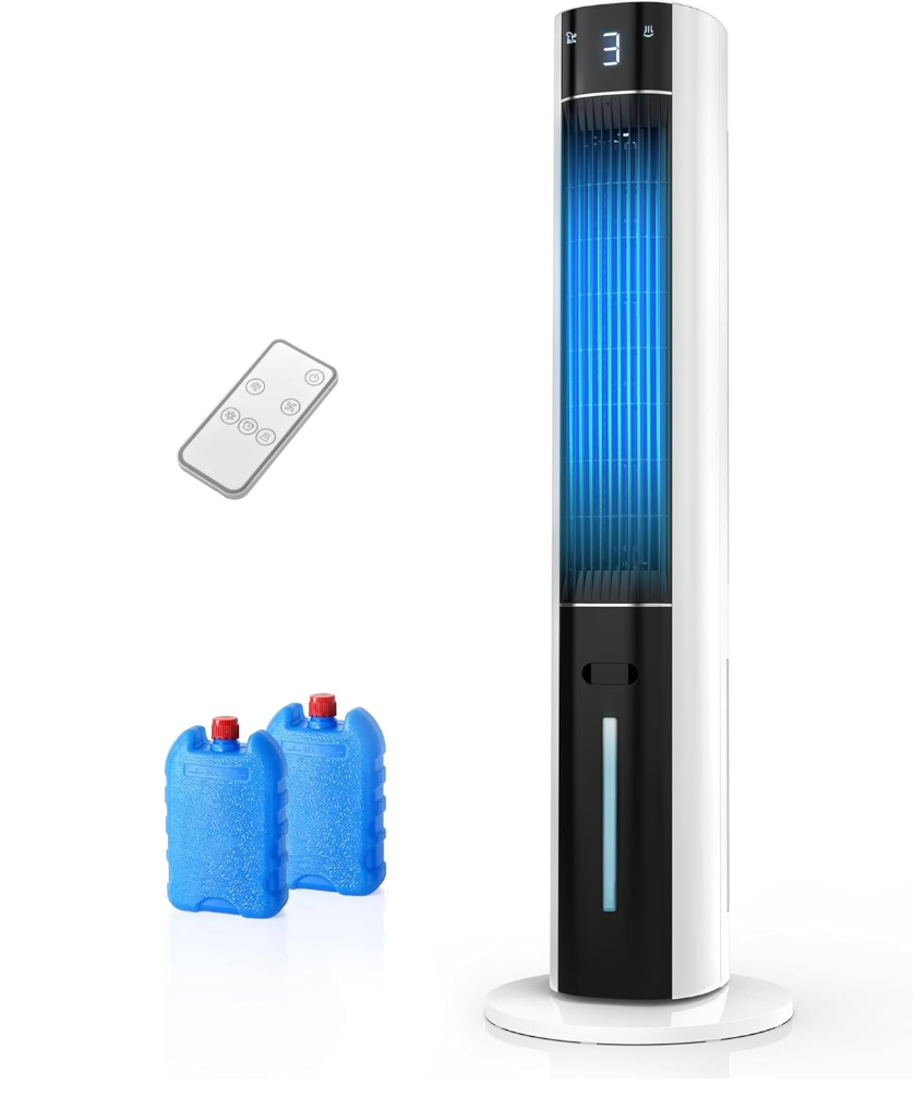 Evaporative Cooling Fan, Compact & Portable with 1000 CFM Airflow